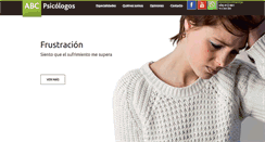 Desktop Screenshot of abcpsicologos.com